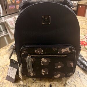 MCM NWT Blue and Grey Backpack